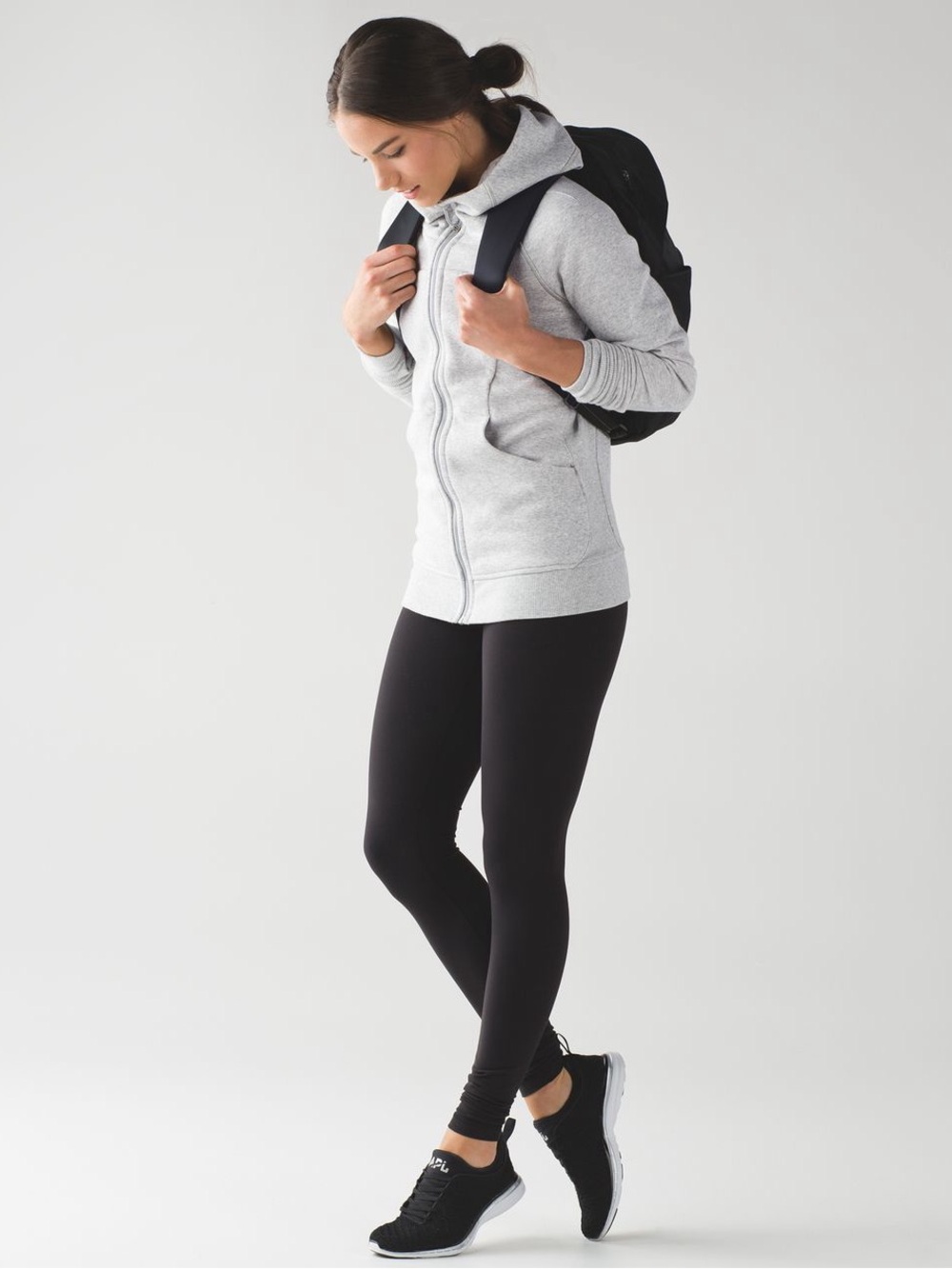 Lululemon Scuba Hoodie *Classic Cotton Fleece*, beige, size 6